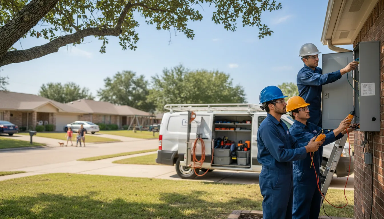 Certified electrician providing emergency electrical services in Marilla, NY